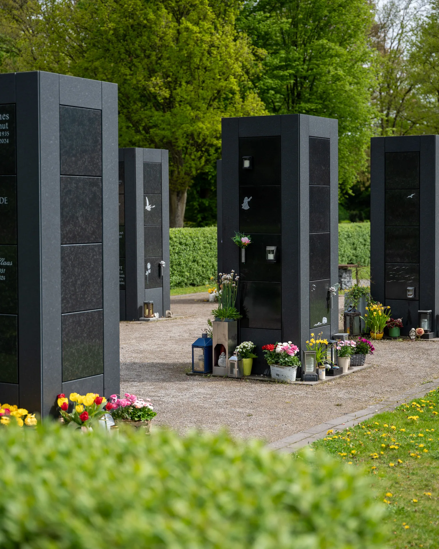 Außenkolumbarium am Friedhof Lüdinghausen