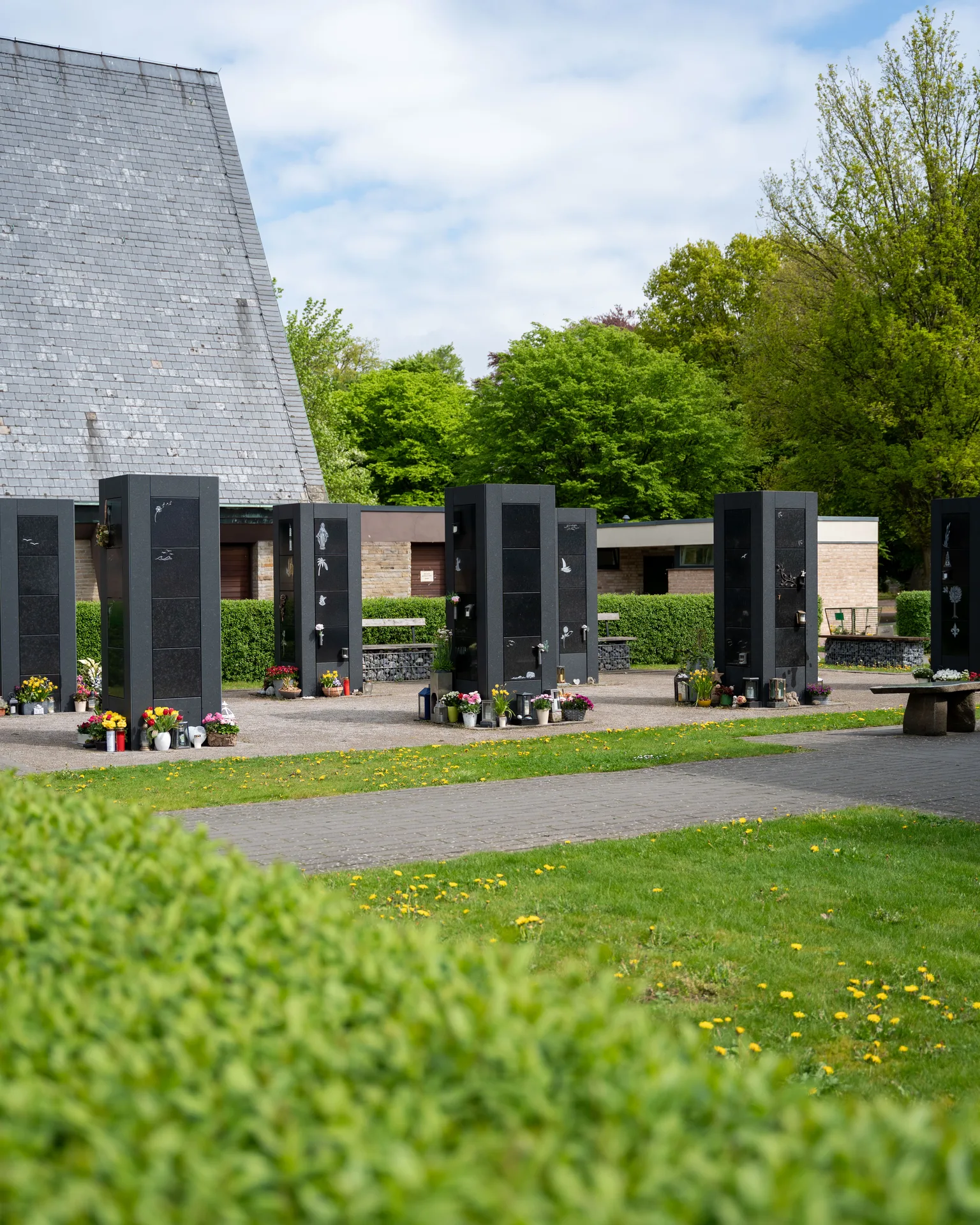 Außenkolumbarium am Friedhof Lüdinghausen