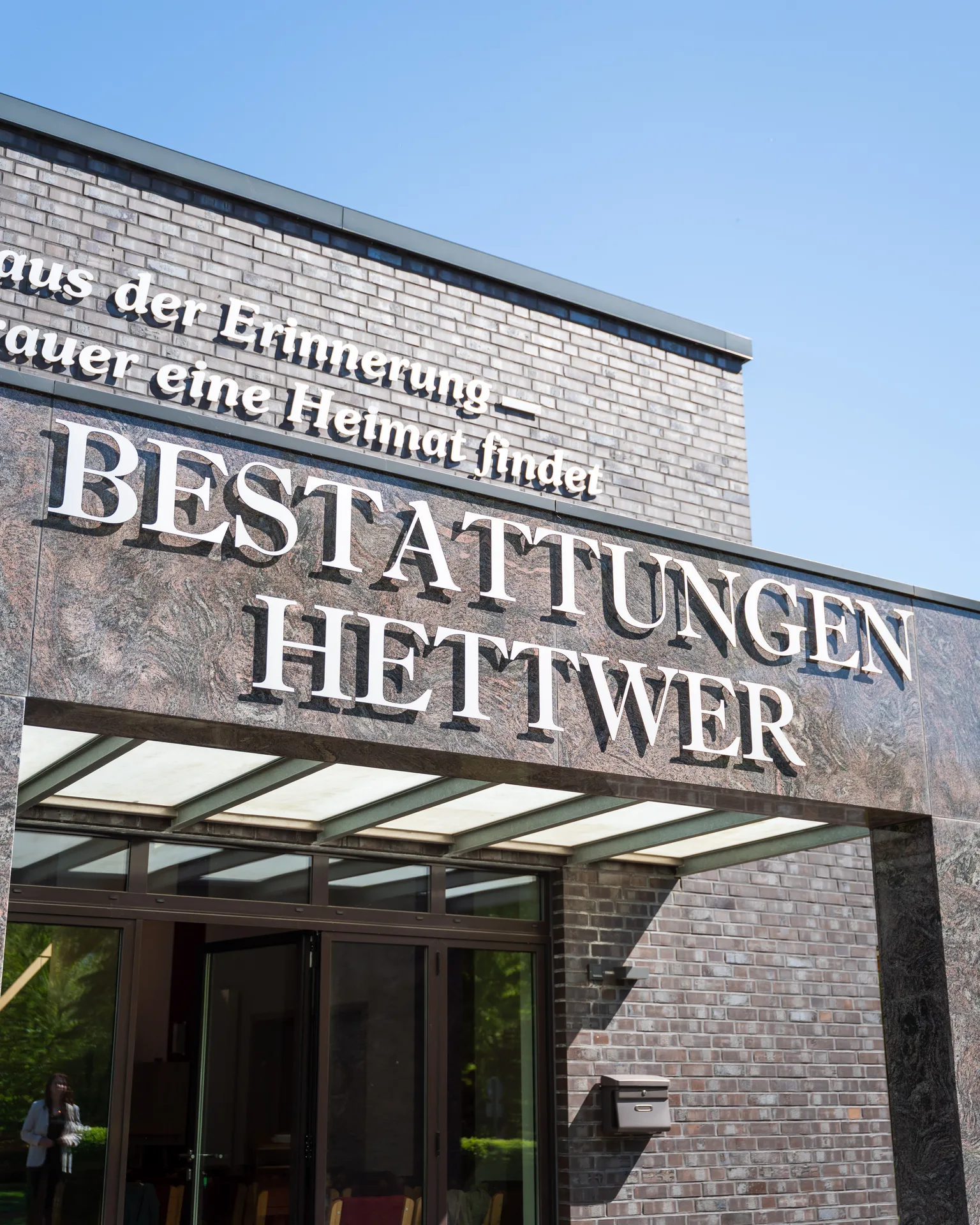 Haus der Erinnerung am Friedhof Lüdinghausen, Außenansicht