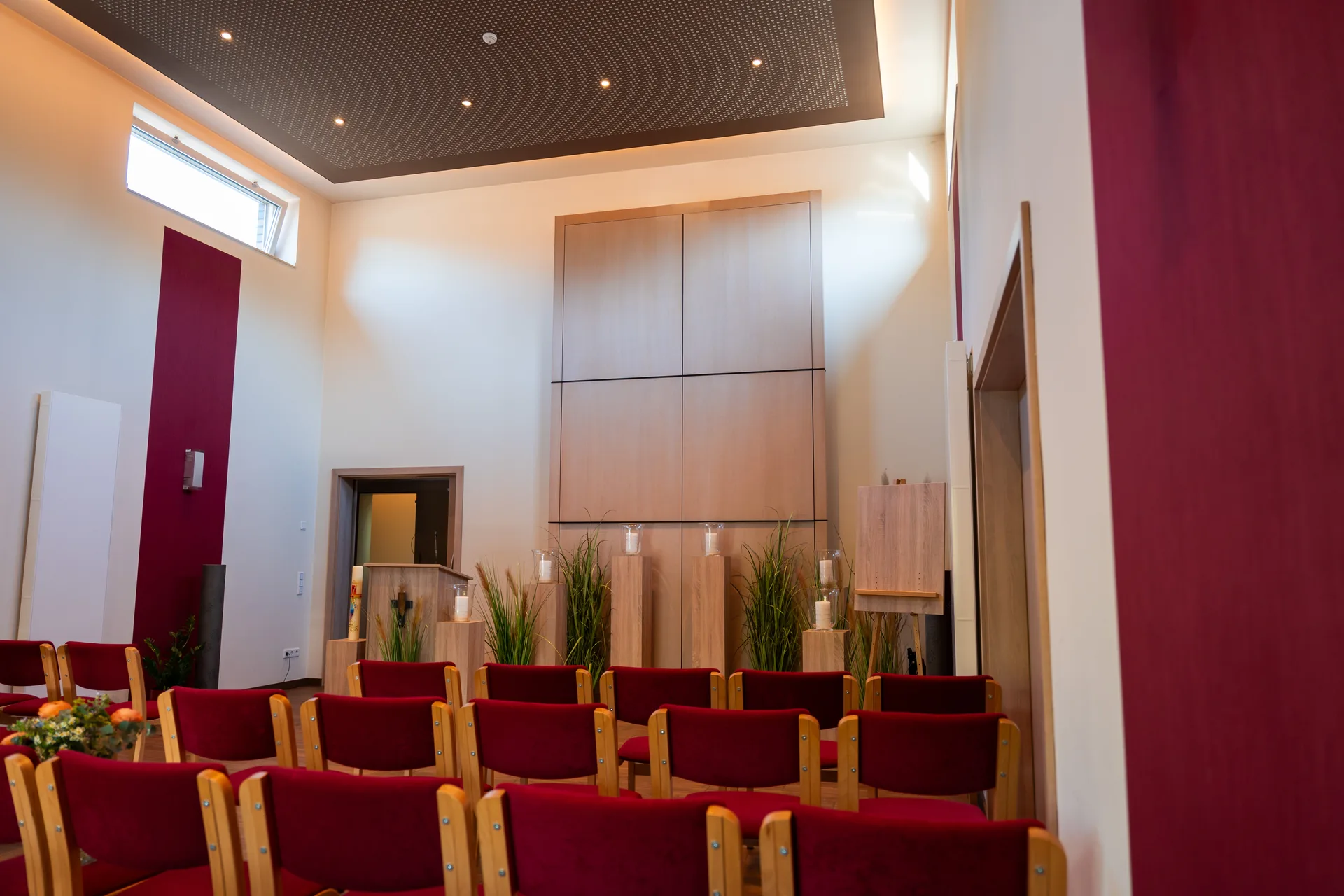 Trauerhalle im Haus der Erinnerung