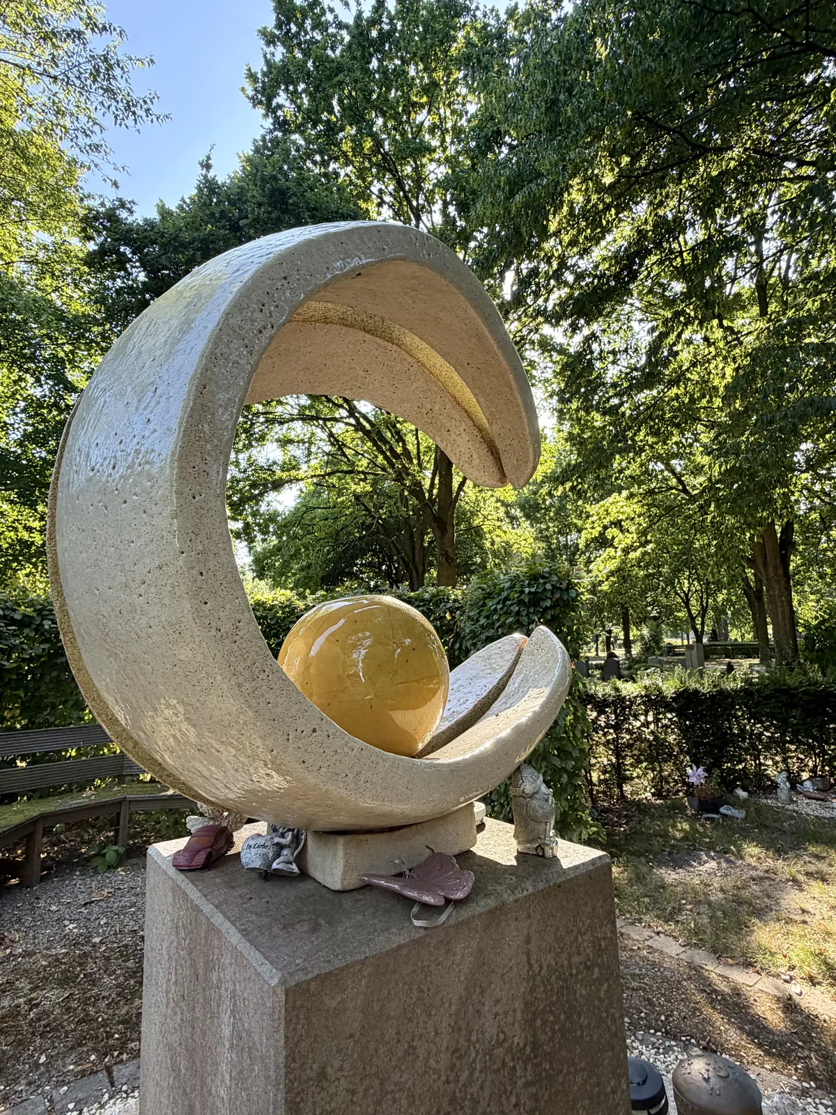 Sternenkinder-Denkmal auf dem Friedhof Lüdinghausen