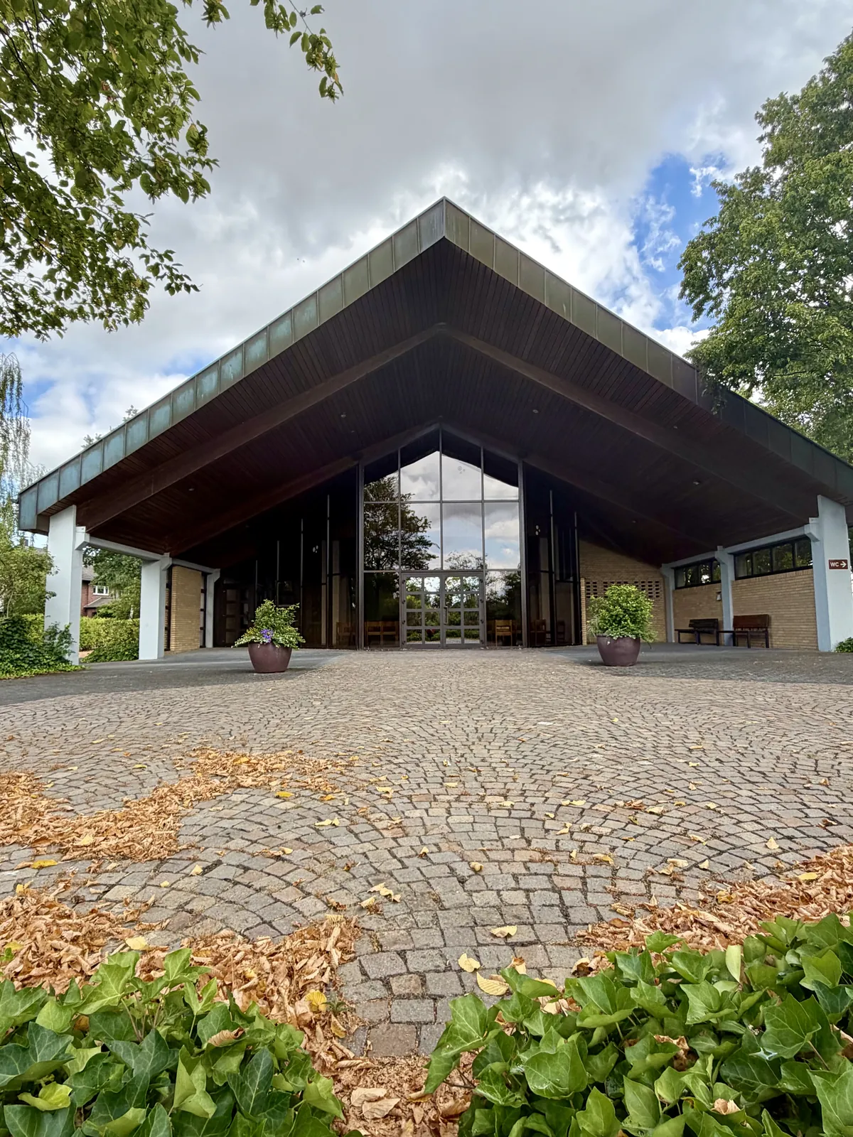 Trauerhalle auf dem Friedhof Olfen