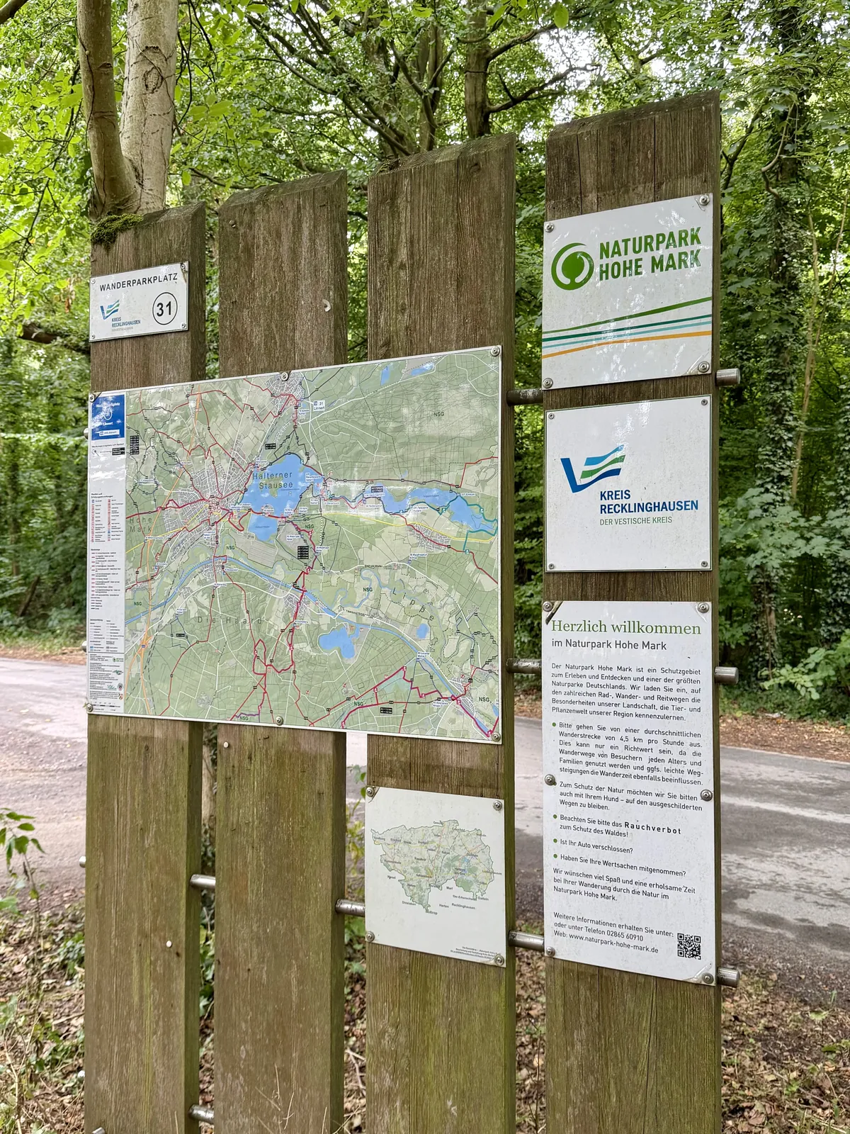 Informationstafel Ruhestätte Natur Haltern-Sythen